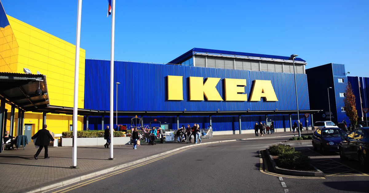 Exterior Of Ikea Store In London